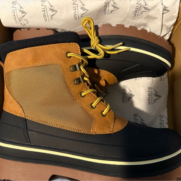 Bruno Marc Men's Insulated Waterproof Snow Boots NWT Size 12 - Picture 9 of 9